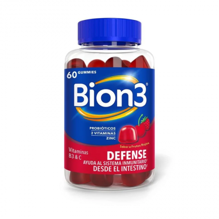 BION 3 DEFENSE 60 GUMMIES SABOR FRUTOS ROJOS