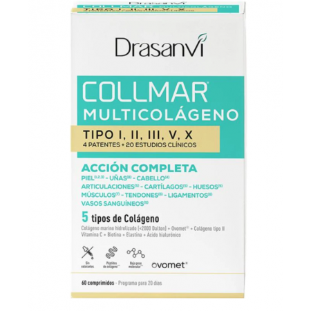 DRASANVI COLLMAR MULTICOLAGENO ACCION COMPLETA 60 COMPRIMIDOS