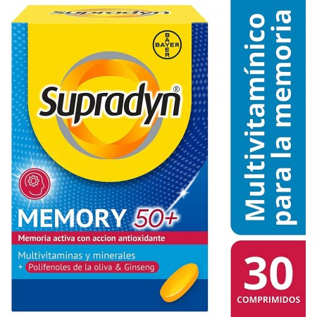 SUPRADYN MEMORIA 50+ 30 COMPRIMIDOS