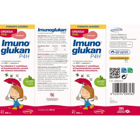 IMUNOGLUKAN SUSPENSION ORAL 250 ML