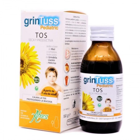 GRINTUSS JARABE TOS CON POLIRESIN PEDIATRICO 180 ML