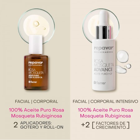 REPAVAR REGENERADORA ADVANCE ACEITE PURO ROSA MOSQUETA 15 ML