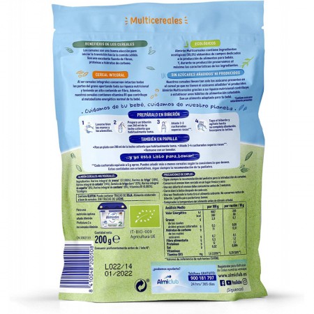 ALMIRON MULTICEREALES ECO 1 BOLSA 200 G