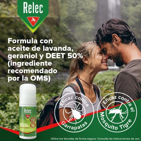 RELEC REPELENTE INSECTOS EXTRA FUERTE ROLL-ON 50 ML