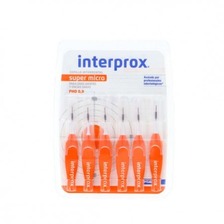 VITIS INTERPROX SUPER MICRO 0.9 6 UNIDADES (NARANJA+RECTO)