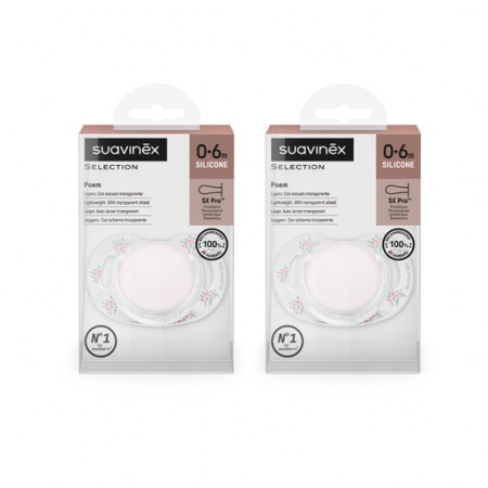 SUAVINEX CHUPETE DE SILICONA SX PRO FISIOLOGICO 0-6 MESES