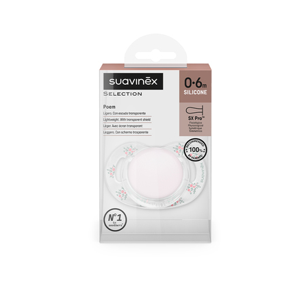 SUAVINEX CHUPETE DE SILICONA SX PRO FISIOLOGICO 0-6 MESES POEM