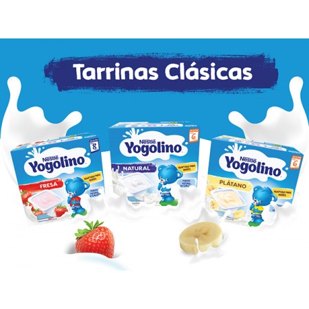 NESTLE YOGOLINO SABOR NATURAL 4 TARRINAS 100 G