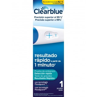 CLEARBLUE TEST DE EMBARAZO DETECCION RAPIDA 1 TEST