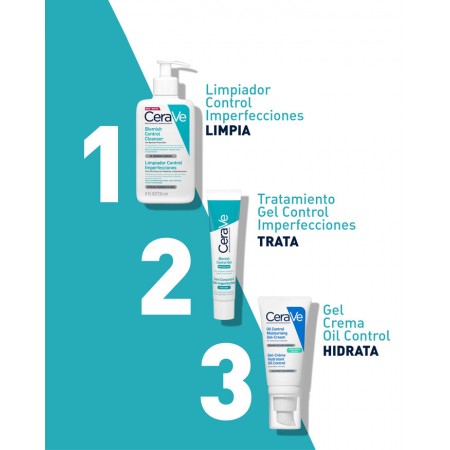 CERAVE BLEMISH LIMPIADOR CONTROL DE ANTI IMPERFECCIONES  GEL 236 ML