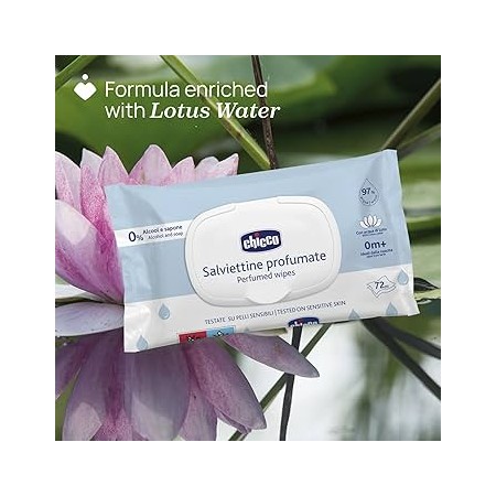 CHICCO PACK AHORRO TOALLITAS HUMEDAS LIMPIADORAS 4 PACKS 288 TOALLITAS