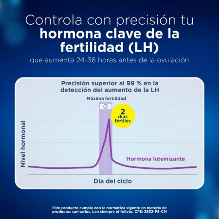 CLEARBLUE TEST PRUEBAS DE OVULACION DIGITAL 20 PRUEBAS TEST