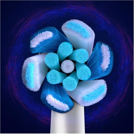 ORAL B RECAMBIOS IOS CABEZAL ULTIMATE CLEAN (AZUL) 2 RECAMBIOS BLANCOS