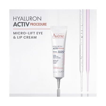 AVENE HYALURON ACTIV PROCEDURE CREMA MICRO-LIFT OJOS & LABIOS CREMA 15 ML