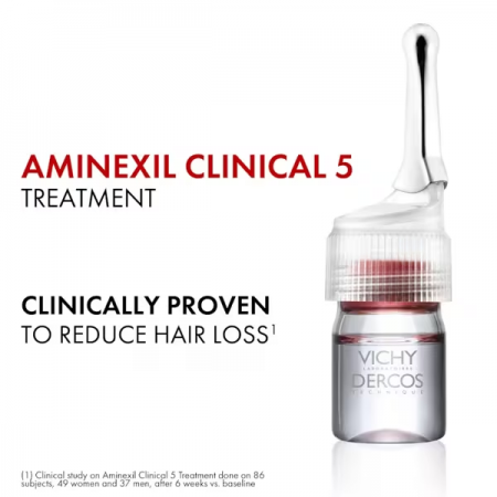 DERCOS AMINEXIL CLINICAL 5 MUJER 21 MONODOSIS 6ML