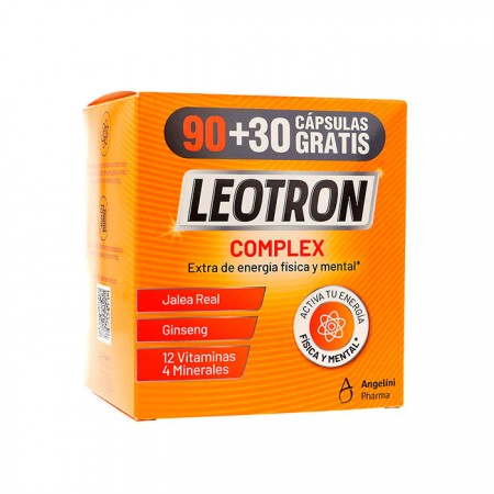LEOTRON COMPLEX PACK 120 CAPSULAS 90 CAPSULAS + 30 GRATIS