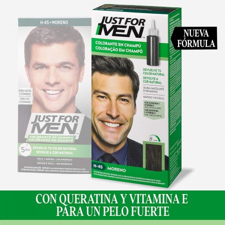 JUST FOR MEN CHAMPU COLORANTE 30 CC MORENO