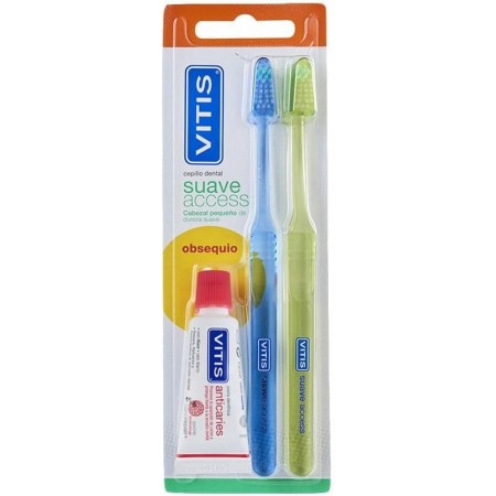 VITIS CEPILLO DENTAL ADULTO DUPLO SUAVE ACCESS 2 CEPILLOS