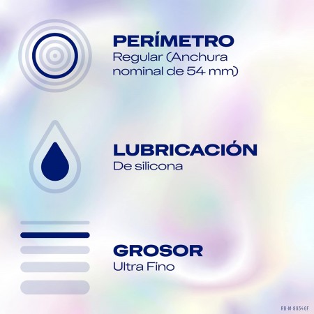 DUREX INVISIBLE EXTRA LUBRICADO 12 PRESERVATIVOS