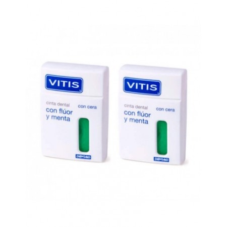 VITIS CINTA DENTAL DUPLO FLUOR Y MENTA 50 M X 2