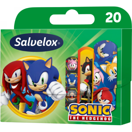 SALVELOX SONIC APOSITOS ADHESIVOS INFANTILES 20 TIRITAS