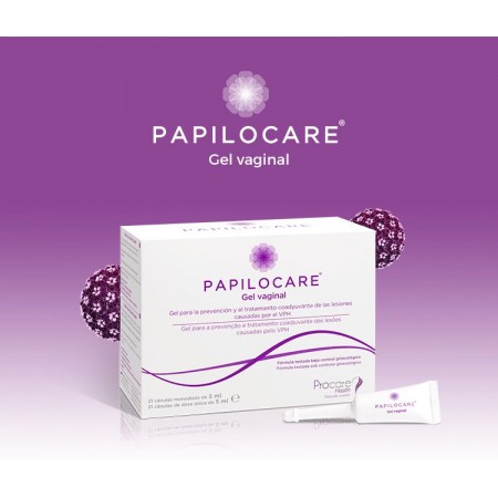 PAPILOCARE GEL VAGINAL 21 CANULAS MONODOSIS 5 ML