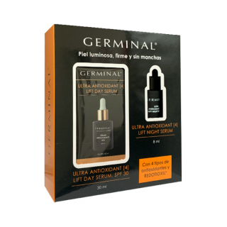 GERMINAL PACK ULTRA ANTIOX [4] LIFT SERUM DE DIA SPF30 30ML + REGALO MINI SERUM NOCHE 8ML