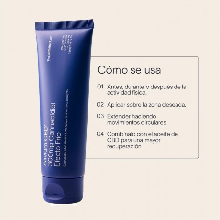 ALIVIUM CBD GEL DE MASAJE EFECTO FRIO 75 ML
