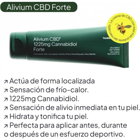 ALIVIUM CBD FORTE CREMA DE MASAJE 75 ML