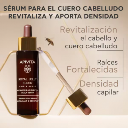 APIVITA ROYAL JELLY ELIXIR CAPILAR REVITALIZANTE Y DENSIFICANTE SERUM 50 ML