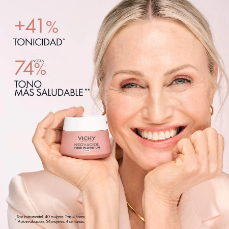 VICHY NEOVADIOL ROSE PLATINIUM FORTIFICANTE Y REVITALIZANTE CREMA ROSADA DE DIA 50 ML