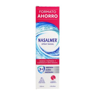 NASALMER AGUA DE MAR FUERZA FUERTE 3 SPRAY NASAL 210 ML