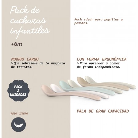 SUAVINEX SELECTION PACK CUCHARAS INFANTILES +6 MESES 2 CUCHARAS