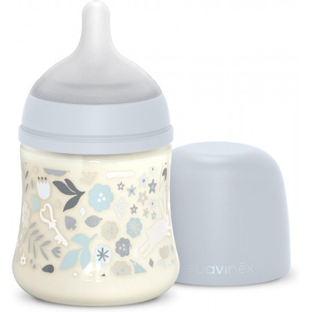SUAVINEX BIBERON TETINA DE SILICONA SXPRO ANTI COLICO FUJO S +0 MESES 150 ML