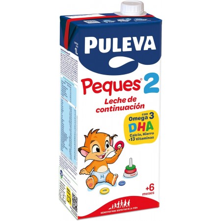 PULEVA PEQUES 2 LECHE DE CONTINUACION 6 BRIKS X 1L