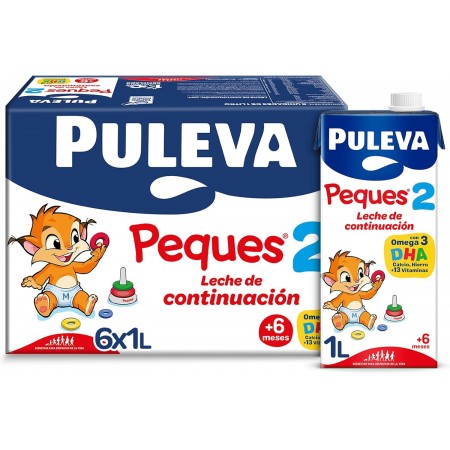 PULEVA PEQUES 2 LECHE DE CONTINUACION 6 BRIKS X 1L