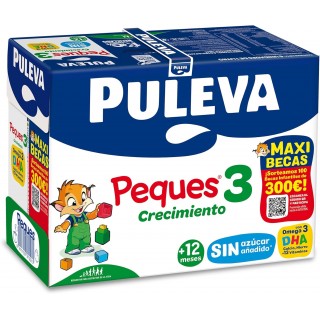 PULEVA PEQUES 3 LECHE CRECIMIENTO 6 BRIKS X 1L