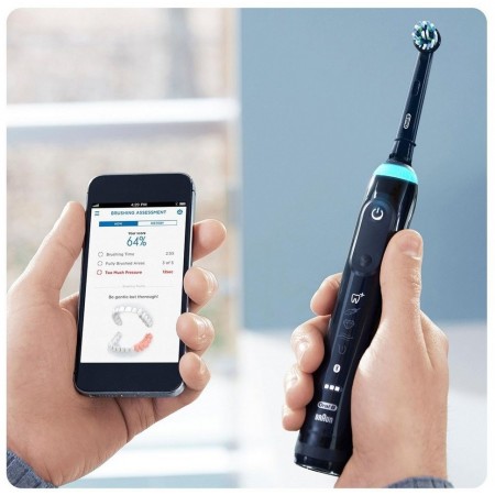 ORAL B RECAMBIOS CROSS ACTION CEPILLO DENTAL ELECTRICO 6 CABEZALES COLOR NEGRO