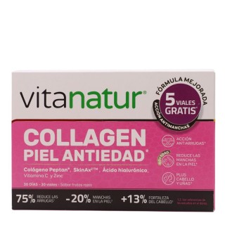 VITANATUR PACK COLLAGEN ANTIAGING PACK 20 VIALES + 5 GRATIS
