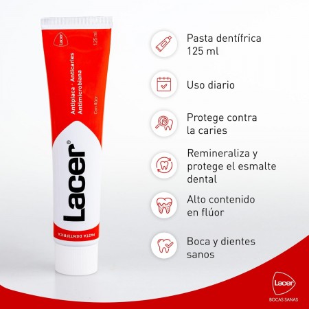 LACER PASTA DENTIFRICA CON FLUOR 125 ML