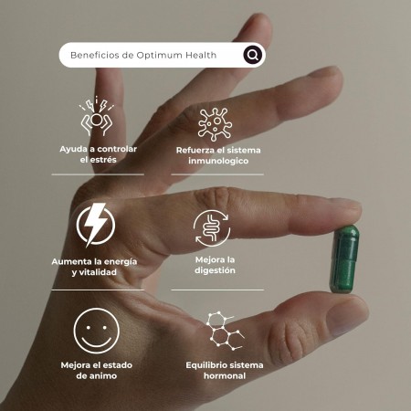 OPTIMUM 60 CAPSULAS HIFAS DA TERRA 43.20G