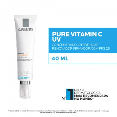 LA ROCHE POSAY PURE VITAMIN C UV SPF25 CONCENTRADO ANTIARRUGAS CREMA 40 ML
