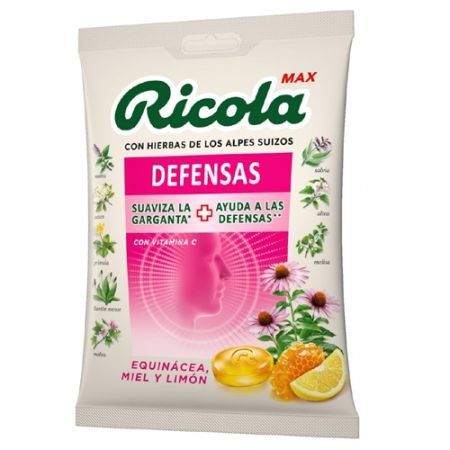 RICOLA DEFENSAS CARAMELOS CON VIT C EQUINACEA MIEL Y LIMON 70G