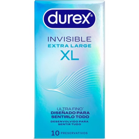 DUREX INVISIBLE XL ULTRA FINO 10 PRESERVATIVOS