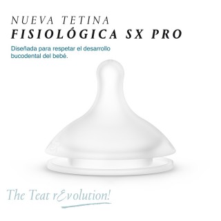 SUAVINEX TETINA SILICONA FISIOLOGICA SX PRO FLUJO M 2 UNIDADES