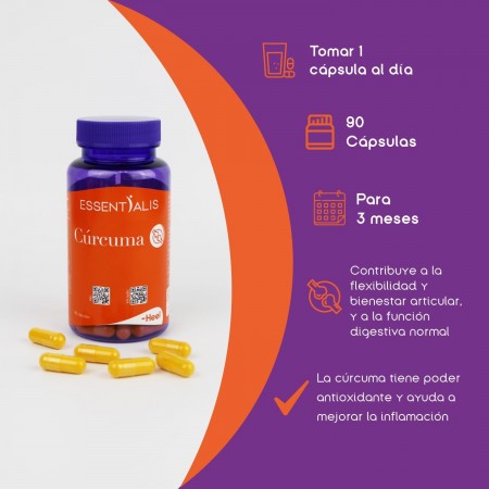 ESSENTIALIS CURCUMA 90 CAPSULAS HEEL