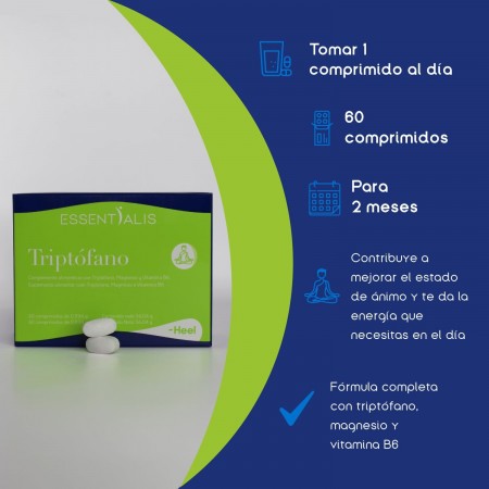 ESSENTIALIS TRIPTOFANO 60 COMPRIMIDOS