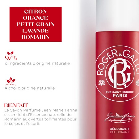 ROGER & GALLET DESODORANTE JEAN-MARIE FARINA ROLL-ON 150ML