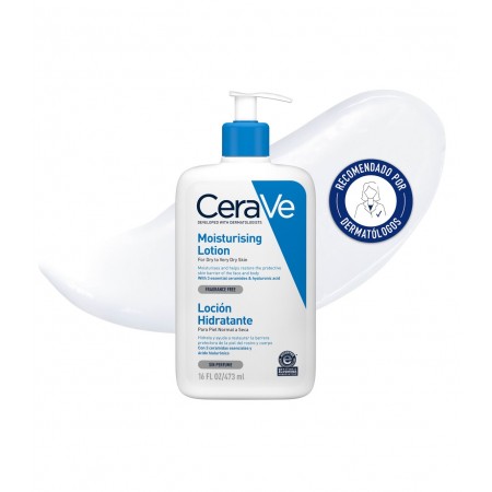 CERAVE DUPLO LOCION HIDRATANTE PARA PIEL SECA CARA Y CUERPO 2 X 473 ML