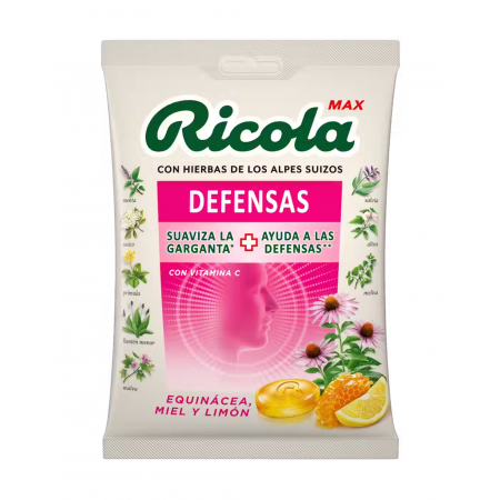 RICOLA DEFENSAS CARAMELOS CON VIT C EQUINACEA MIEL Y LIMON 70G